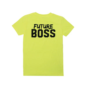 
                  
                    Future Boss Youth Tee - Neon Yellow - Raised On Blacktop
                  
                