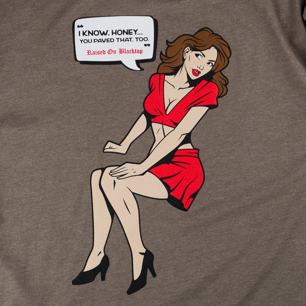 Raised On Blacktop® PIN-UP GIRL T