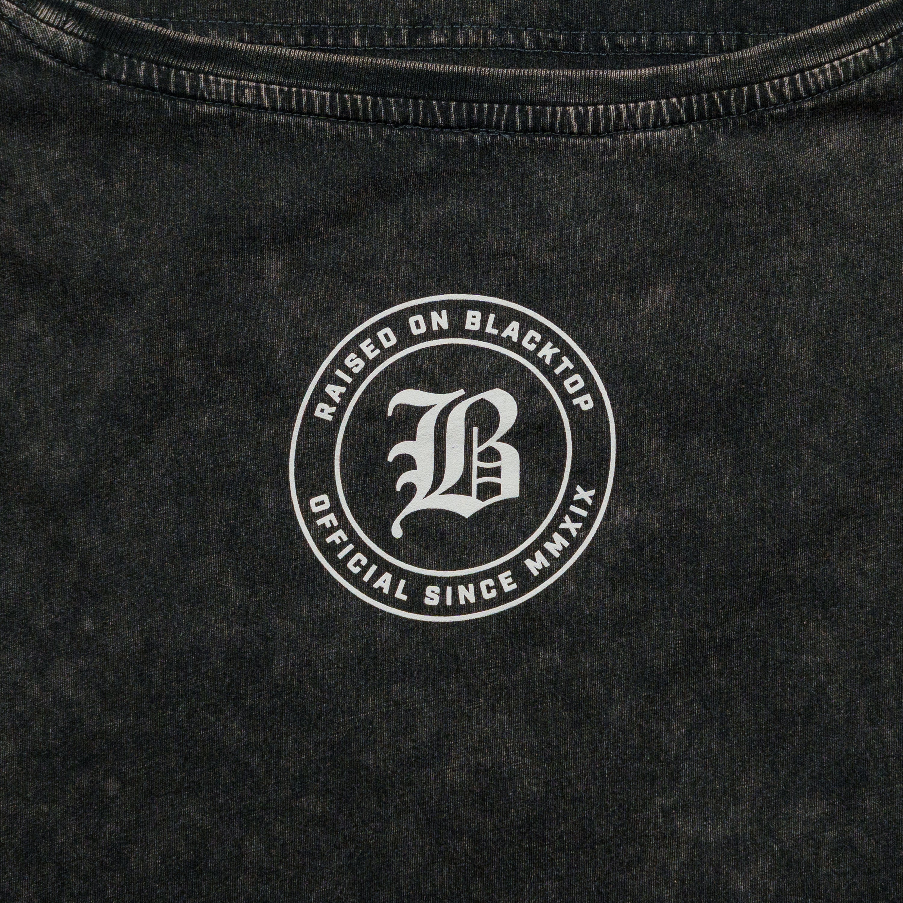 Raised On Blacktop® VINTAGE WASH CUT-OFF TANK - Grey