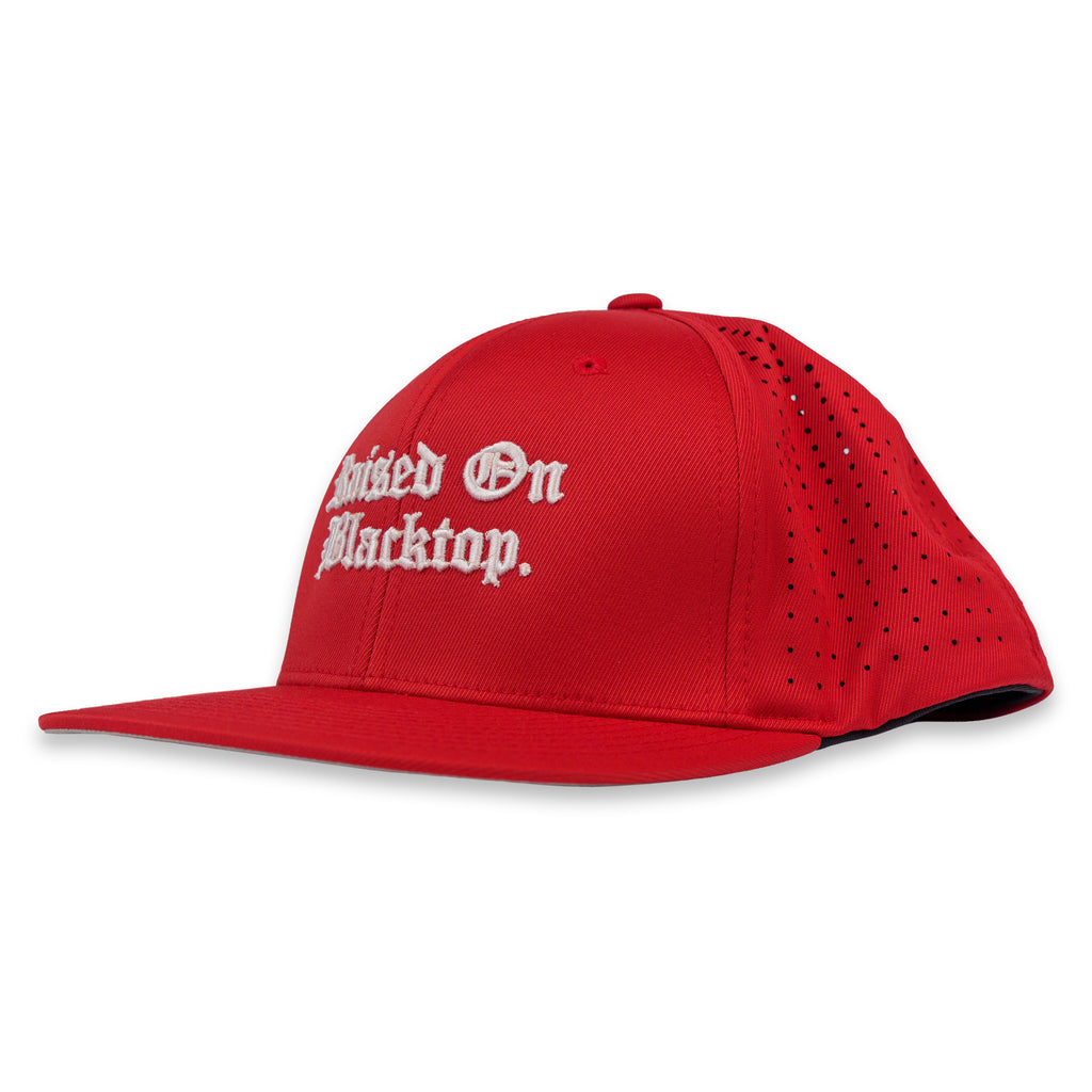 Raised On Blacktop® LEAGUE FIT Cap - RED