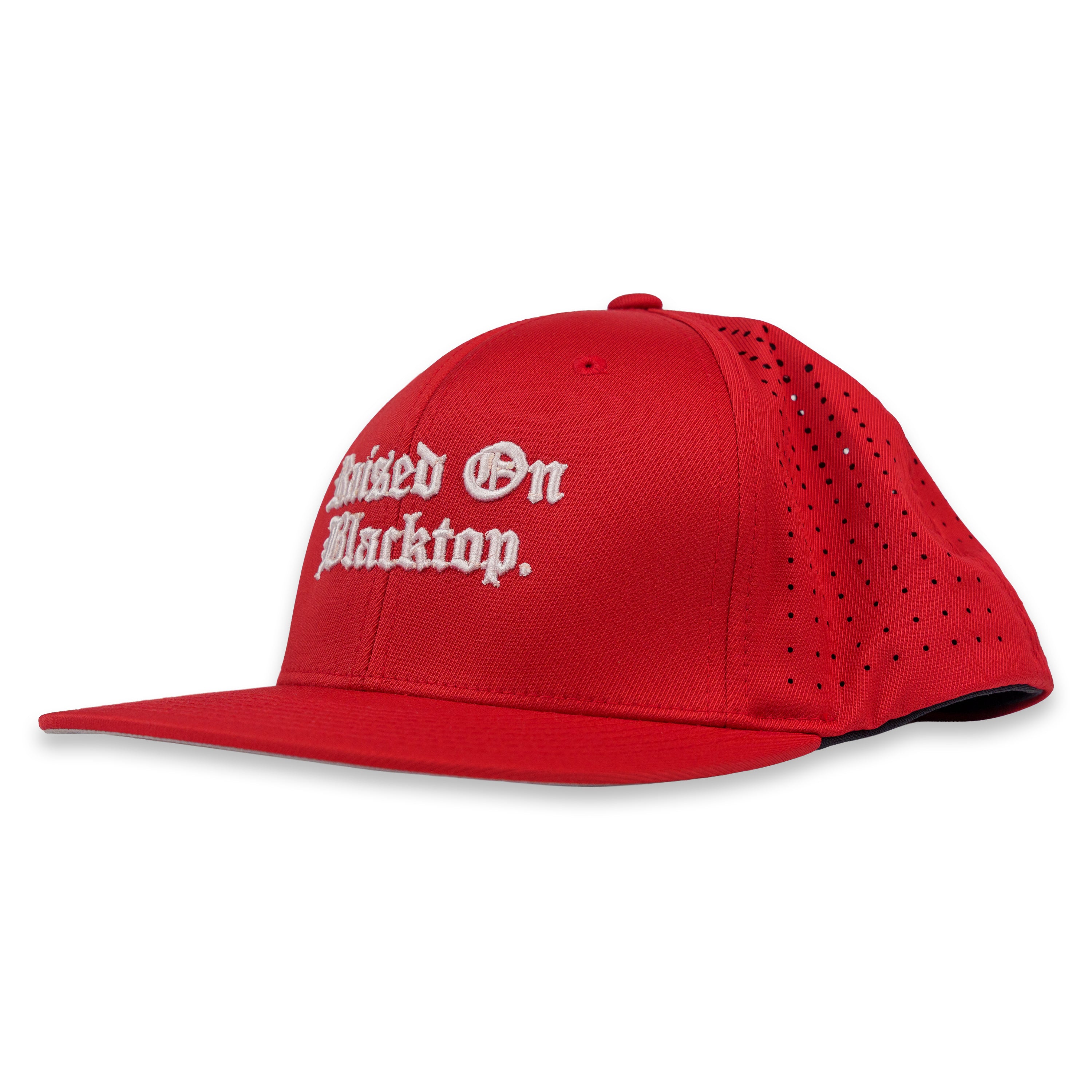 Raised On Blacktop® LEAGUE FIT Cap - RED