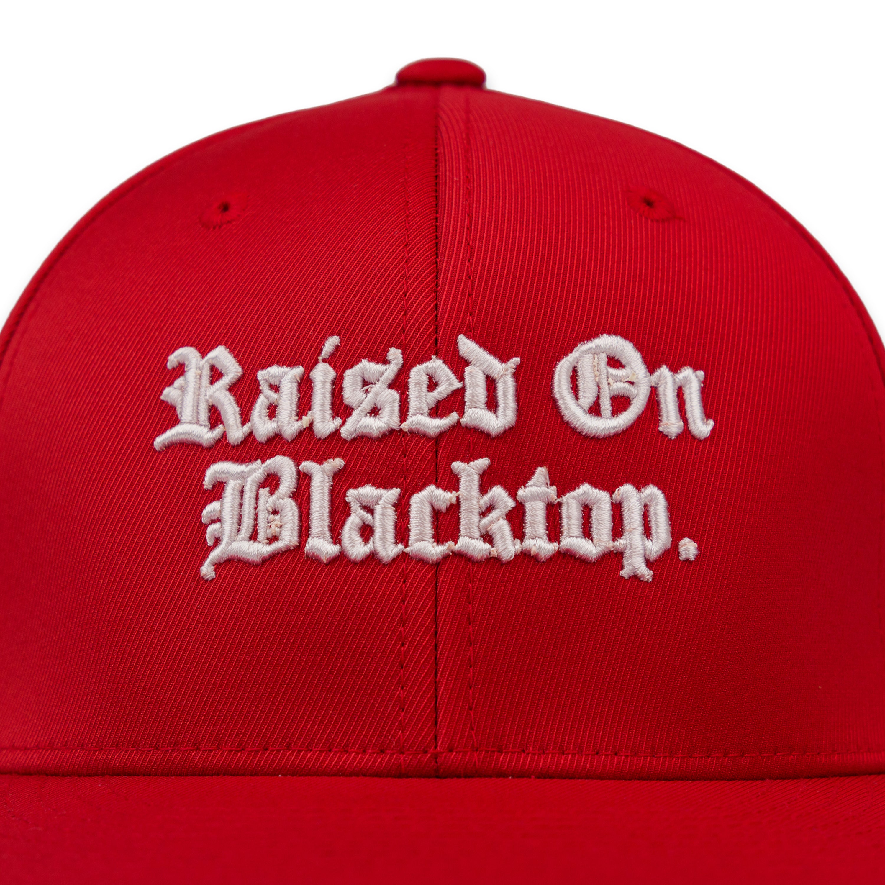 Raised On Blacktop® LEAGUE FIT Cap - RED