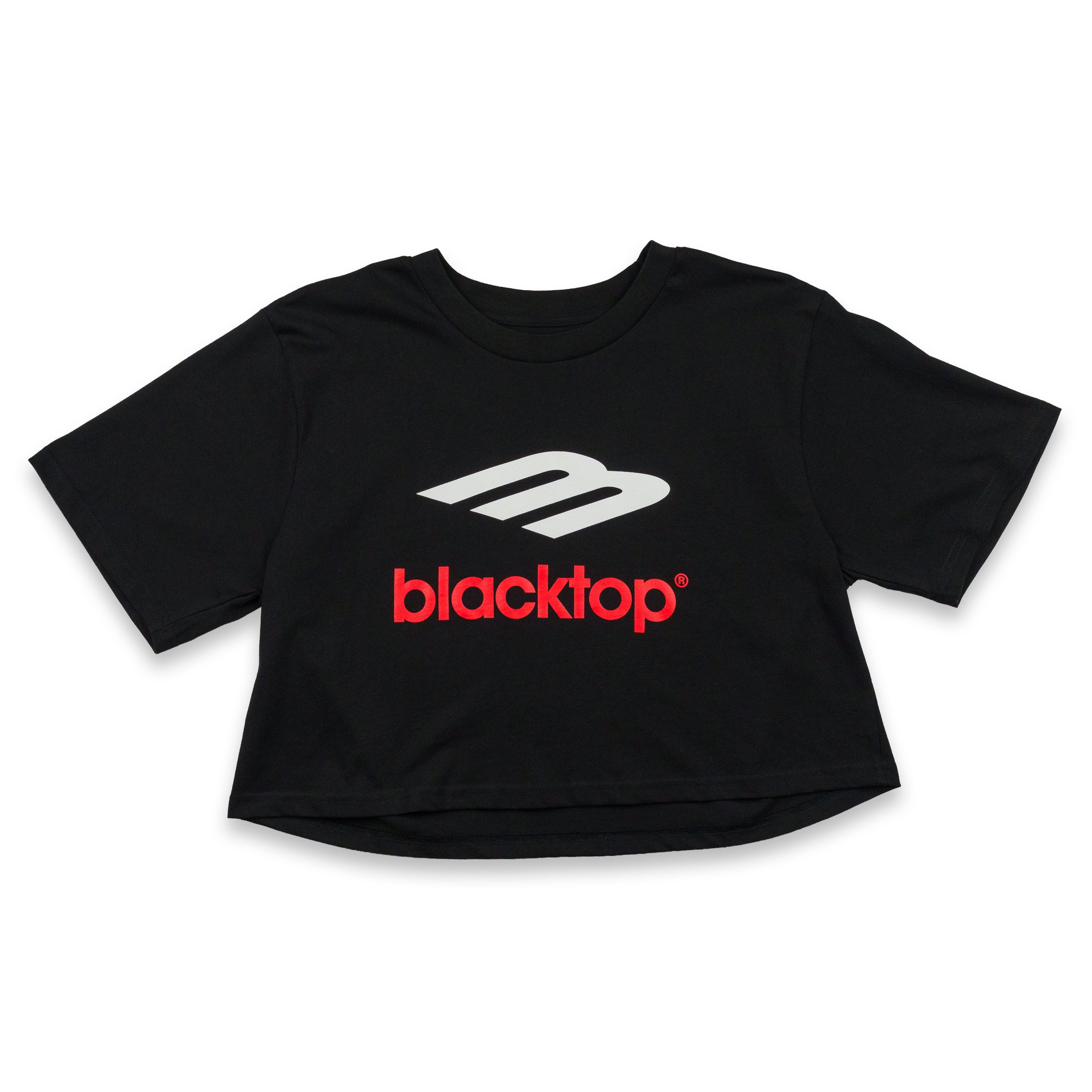 Women's Raised On Blacktop® Core Crop — Black Main image
