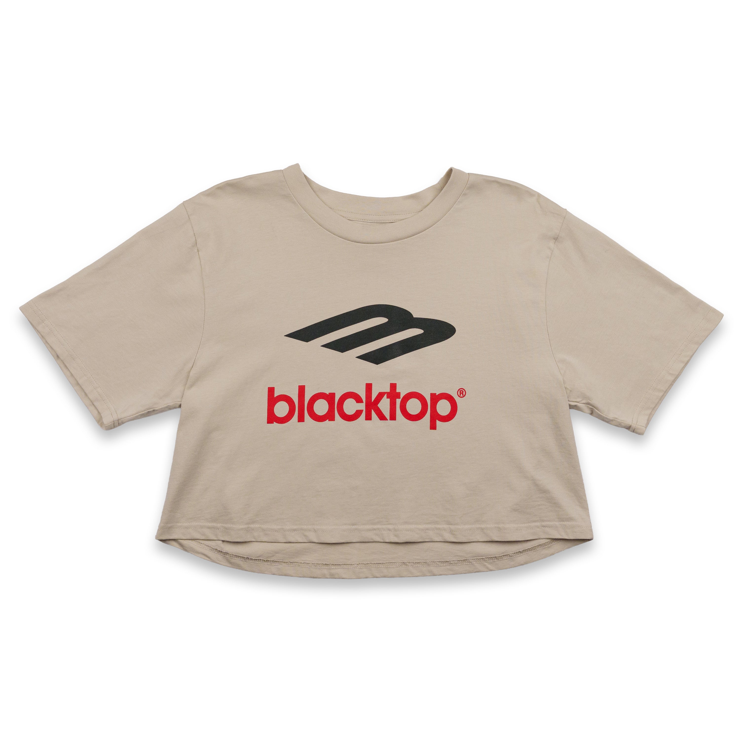 Women's Raised On Blacktop® Core Crop — White Main image