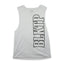 Raised On Blacktop® VINTAGE WASH CUT-OFF TANK - White