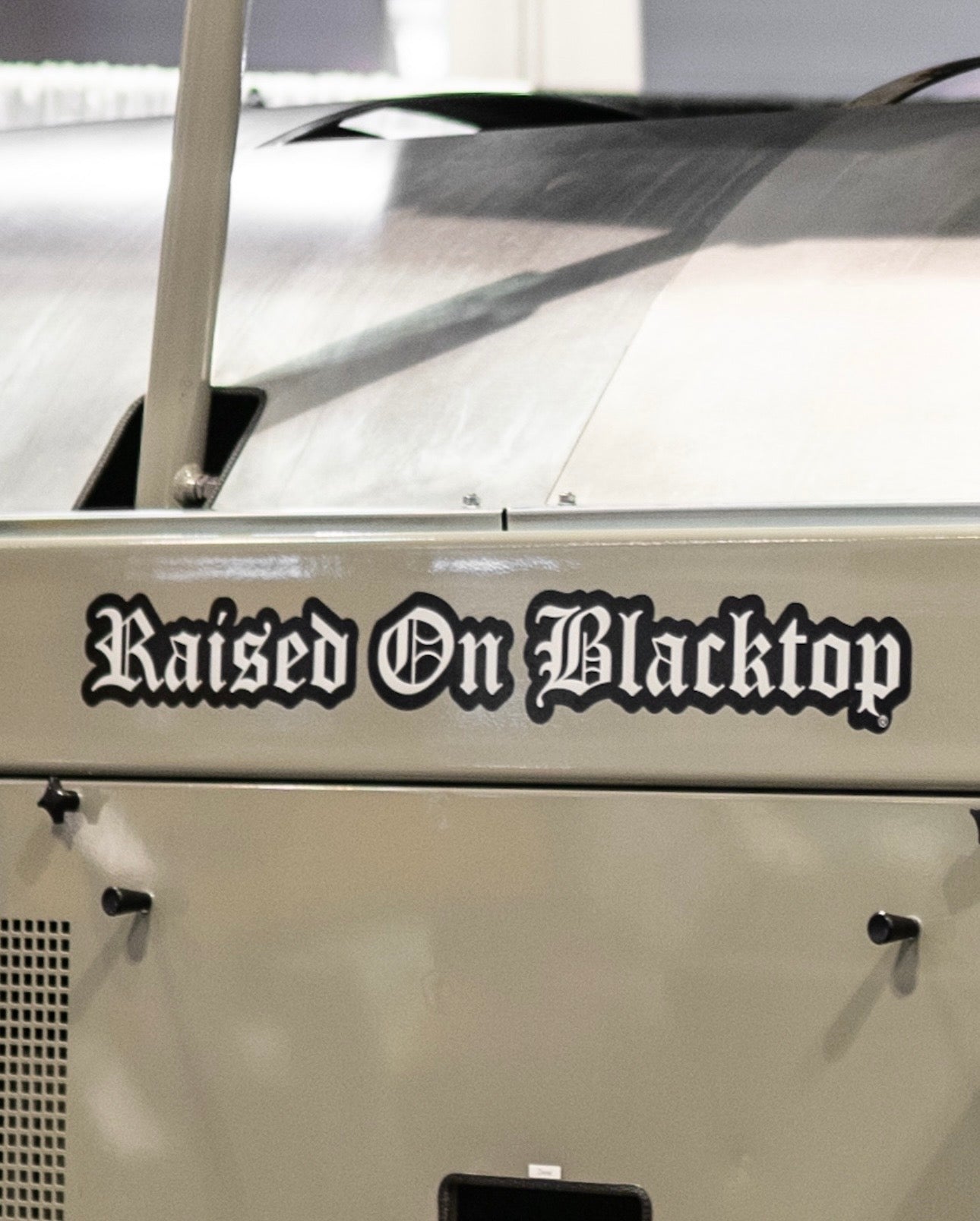 Raised On Blacktop® HORIZTONAL REFLECTIVE DECAL - 36"