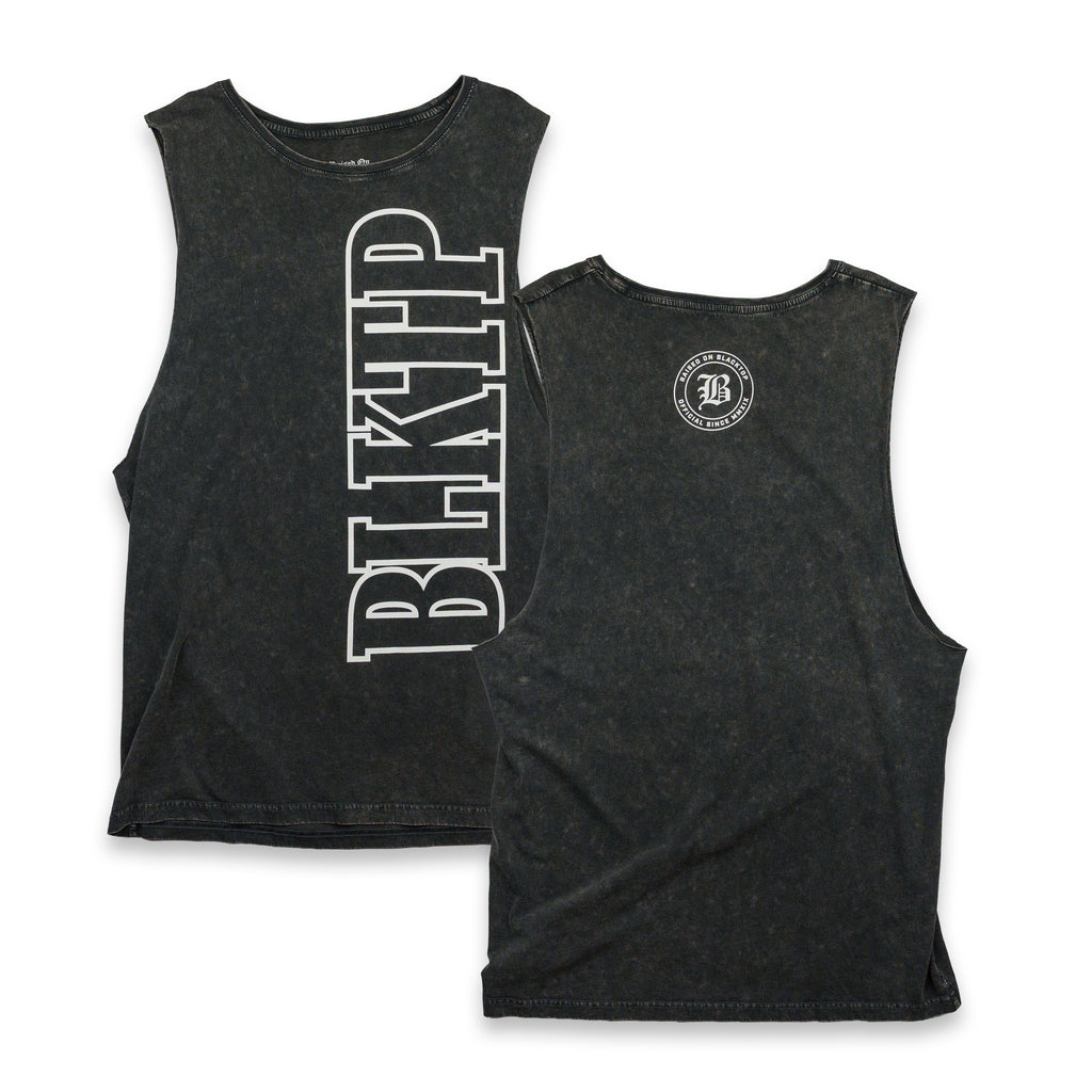Raised On Blacktop® VINTAGE WASH CUT-OFF TANK - Grey