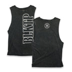 Raised On Blacktop® VINTAGE WASH CUT-OFF TANK - Grey