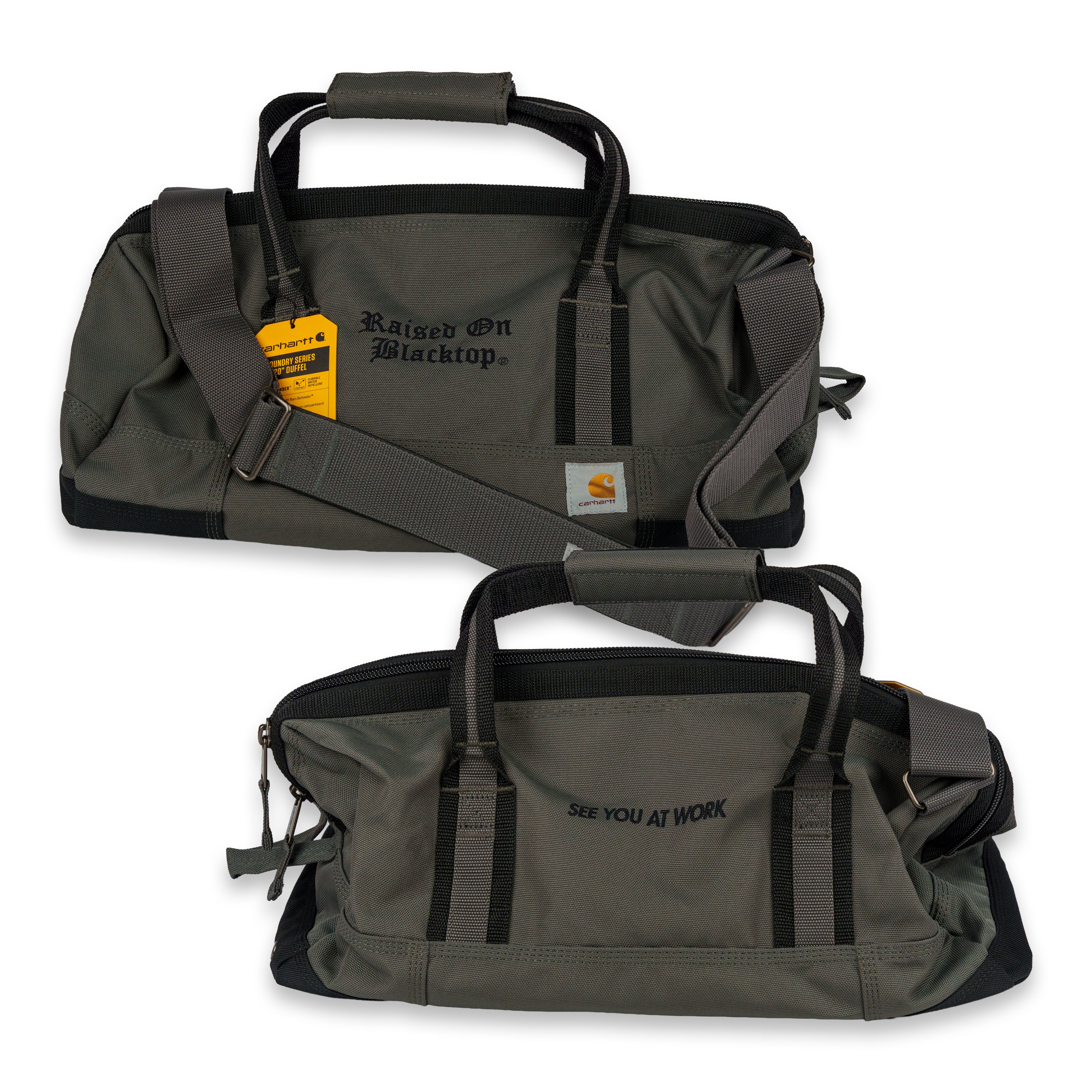 Raised On Blacktop® SEE YOU AT WORK Duffel Bag