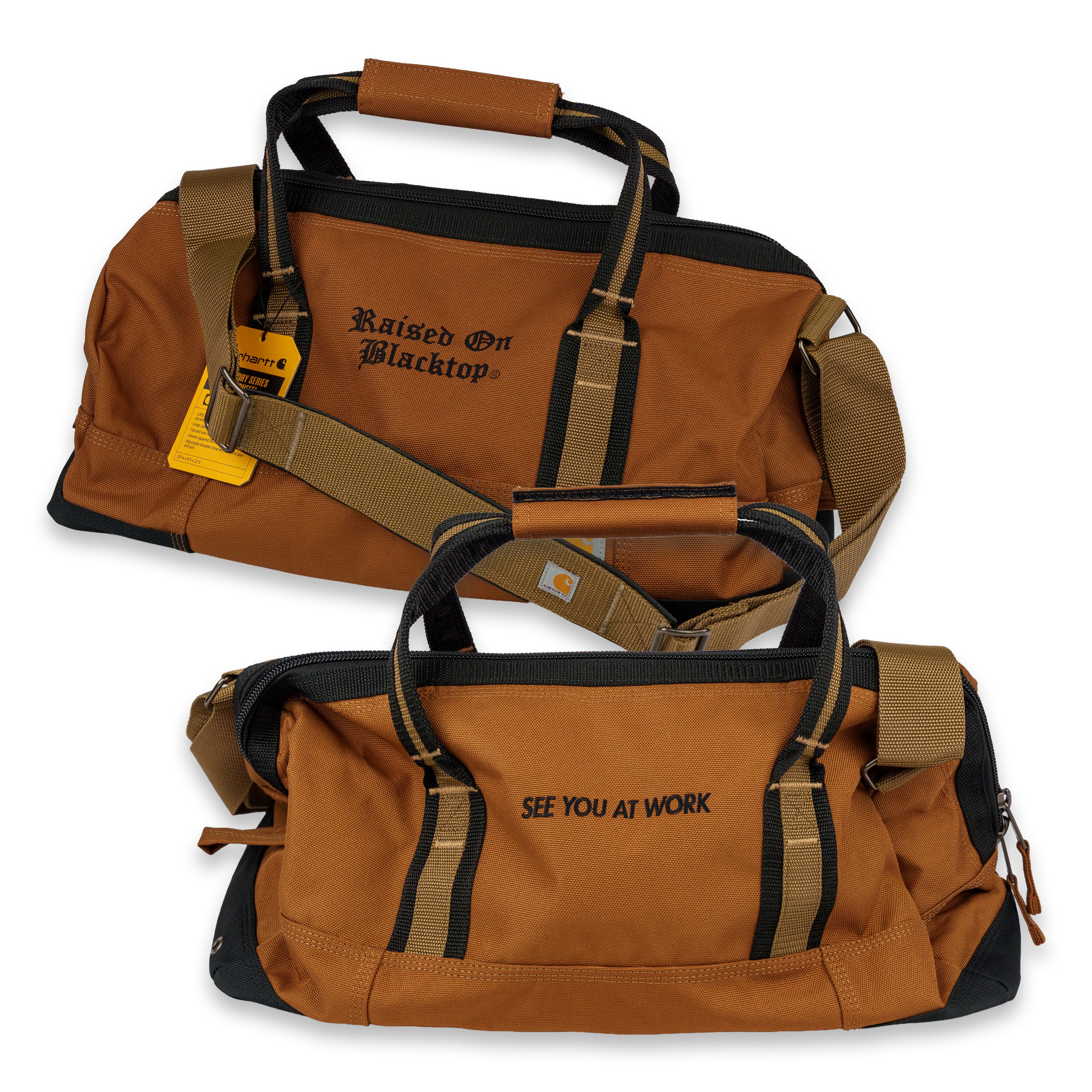 Raised On Blacktop® SEE YOU AT WORK Duffel Bag