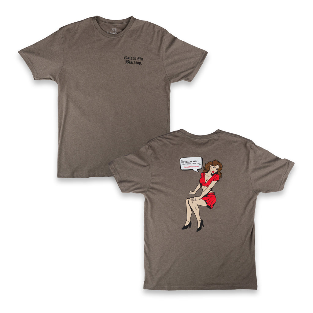 Raised On Blacktop® PIN-UP GIRL T