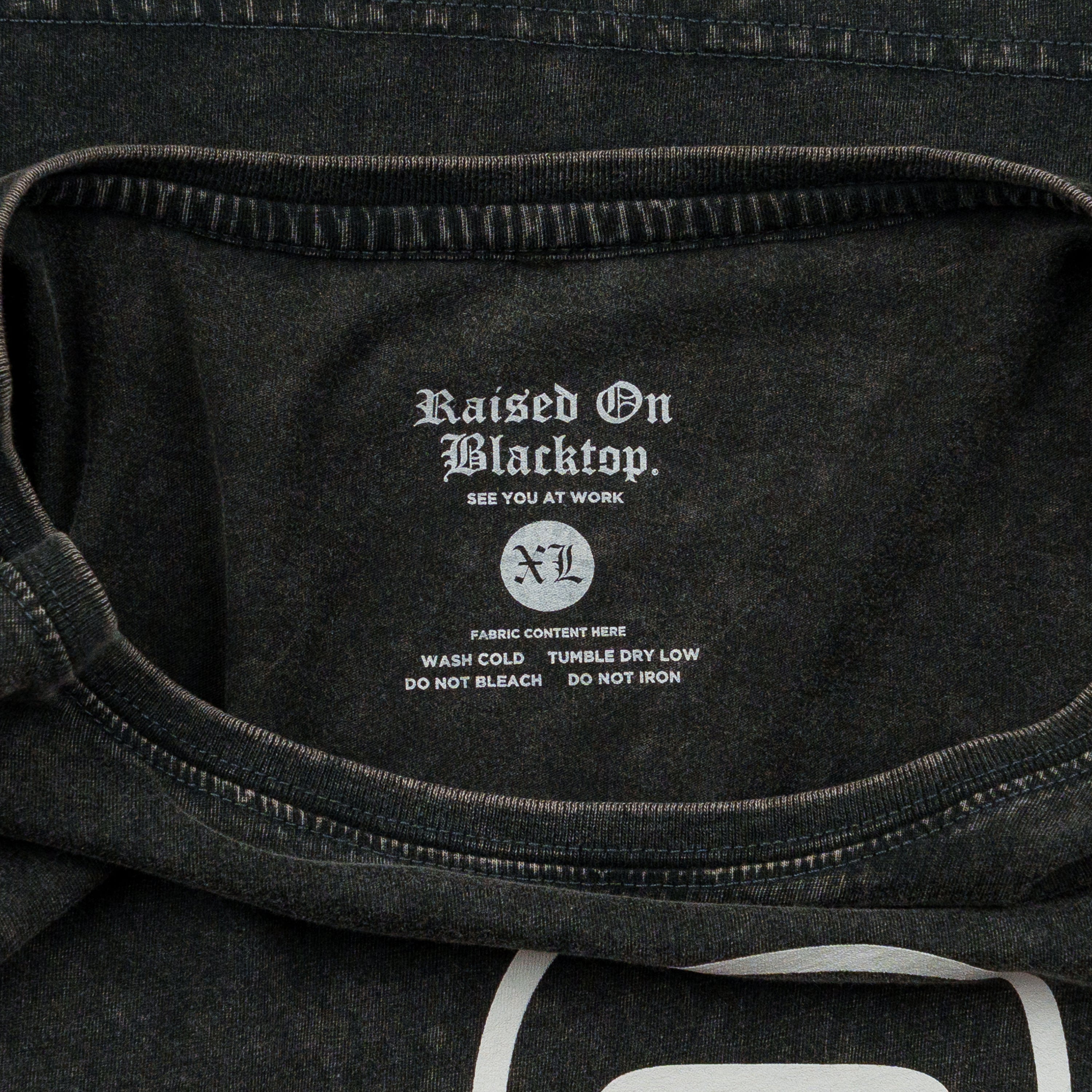 Raised On Blacktop® VINTAGE WASH CUT-OFF TANK - Grey