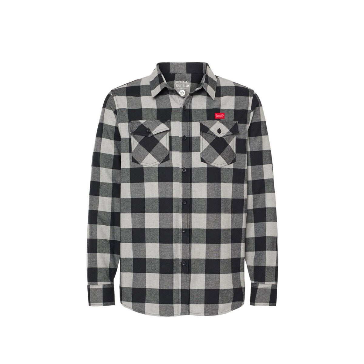 Black & Grey Flannel - Raised On Blacktop Main image