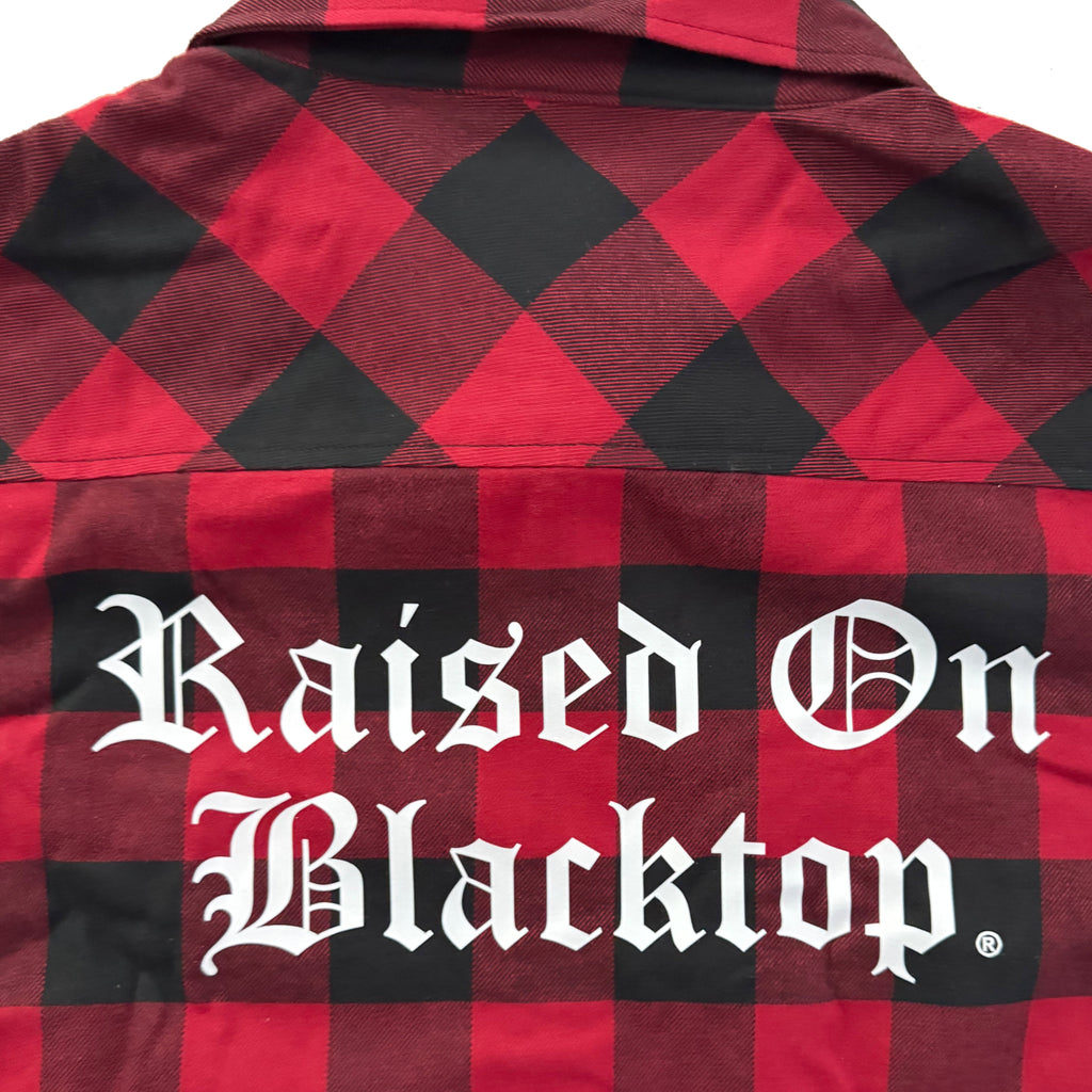 Red and Black Flannel - Raised On Blacktop