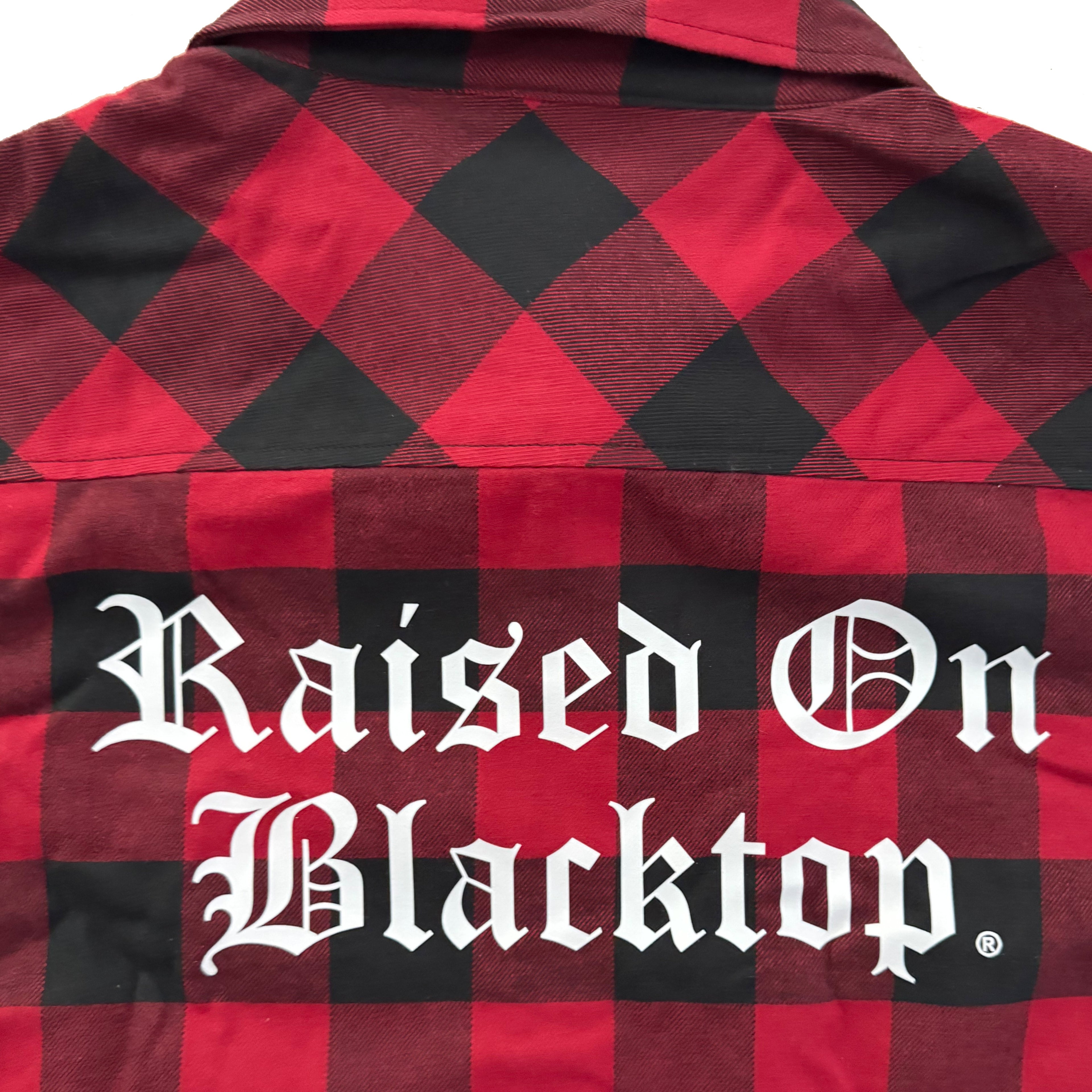 Red and Black Flannel - Raised On Blacktop
