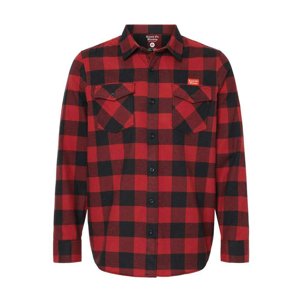 Red and Black Flannel - Raised On Blacktop