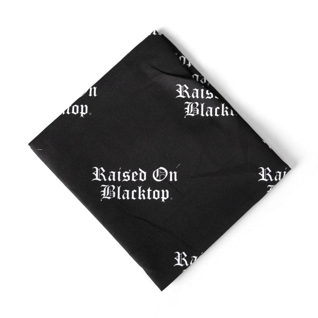 ROB - 068 | Raised on Blacktop Black Bandana - Raised On Blacktop