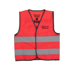 Children's Safety Vest - Neon Pink - Raised On Blacktop