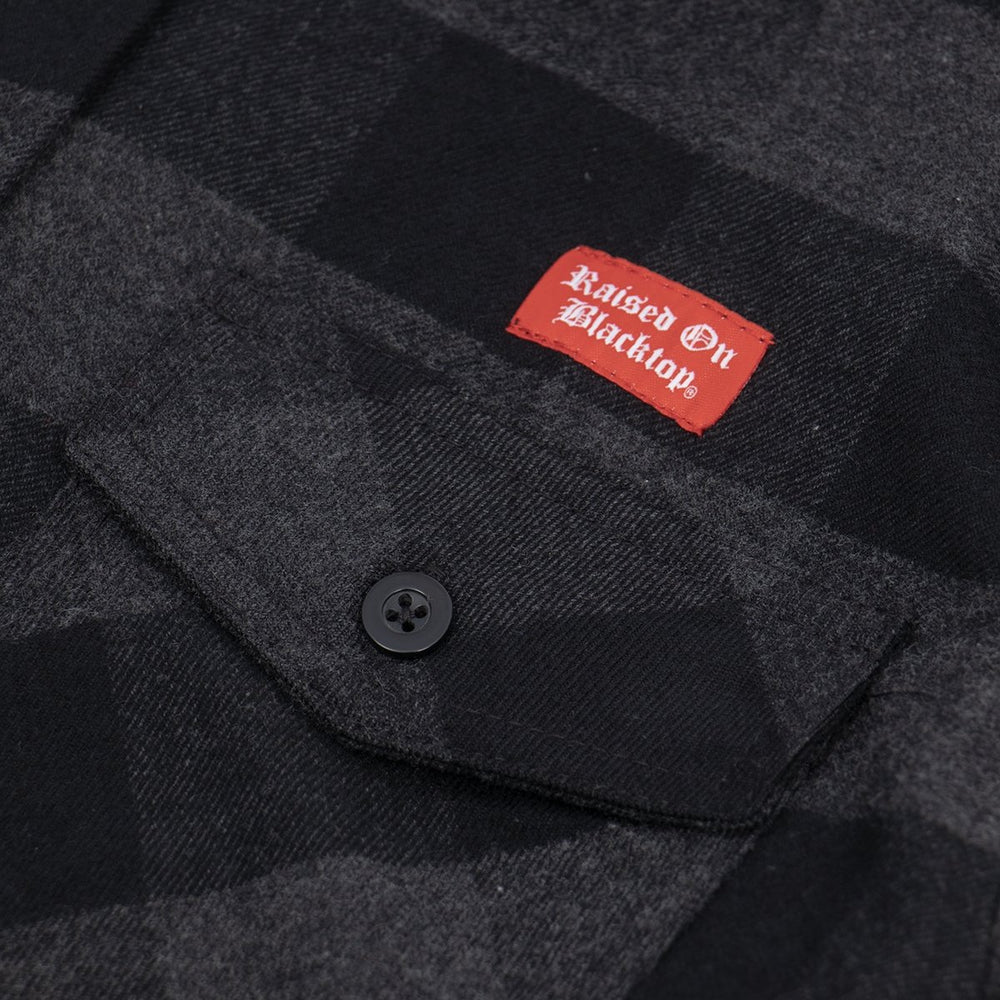 Raised on Blacktop Flannel Shirt - Raised On Blacktop