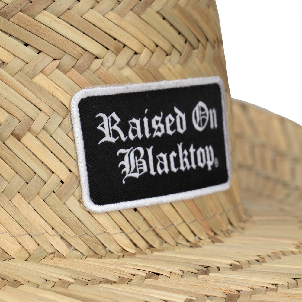 Raised On Blacktop Straw Hat - Raised On Blacktop