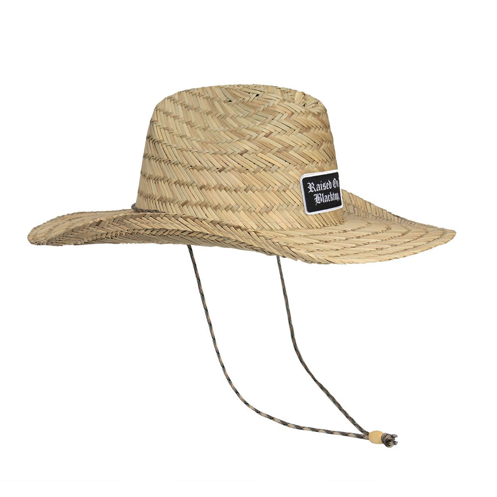 Raised On Blacktop Straw Hat - Raised On Blacktop