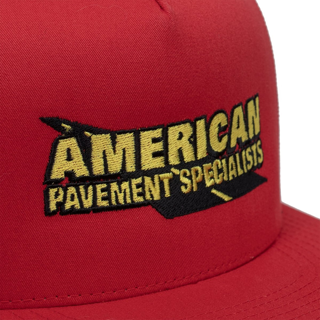 ROB-045 | American Pavement Trucker Cap - Red - Raised On Blacktop