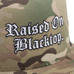 
                  
                    ROB-055 | ROB Multicam Snapback Trucker - Raised On Blacktop
                  
                