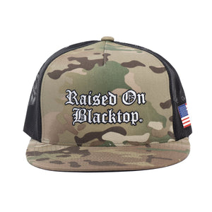 
                  
                    ROB-055 | ROB Multicam Snapback Trucker - Raised On Blacktop
                  
                