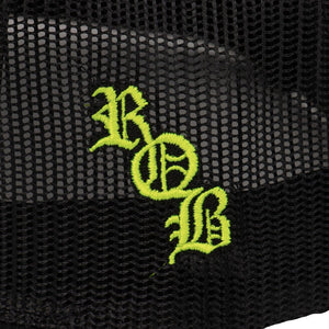 
                  
                    ROB Flatbill Trucker Cap - Black - Raised On Blacktop
                  
                