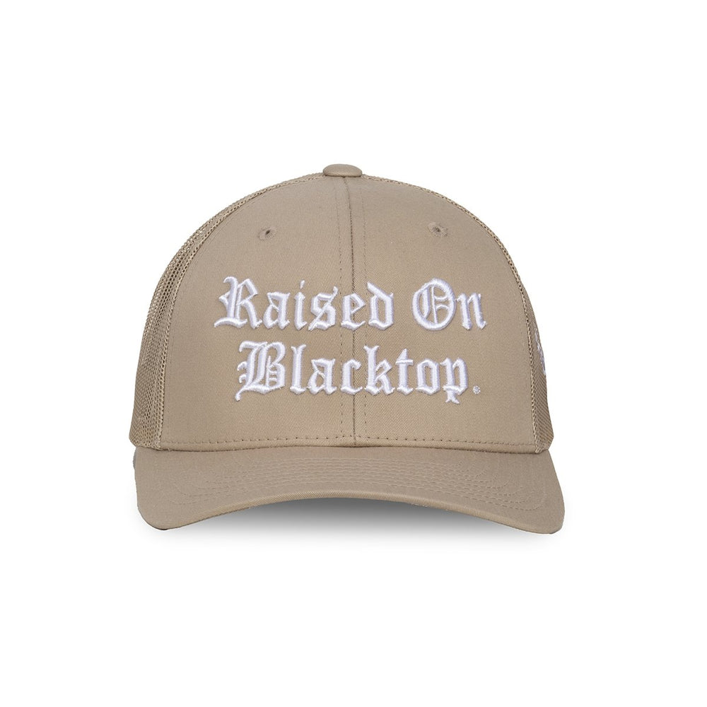 ROB Retro Trucker Cap - Khaki - Raised On Blacktop