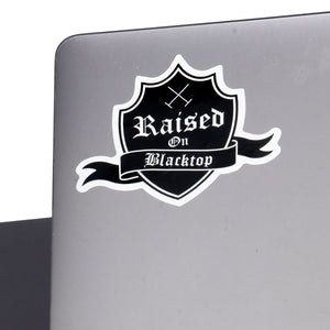 
                  
                    R.O.B. Shield Sticker - Raised On Blacktop
                  
                